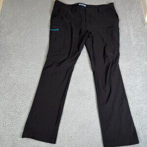 Amazon Cargo Pants Men XL 36-38 Black Luly Yang Cargo Employee Uniform Delivery